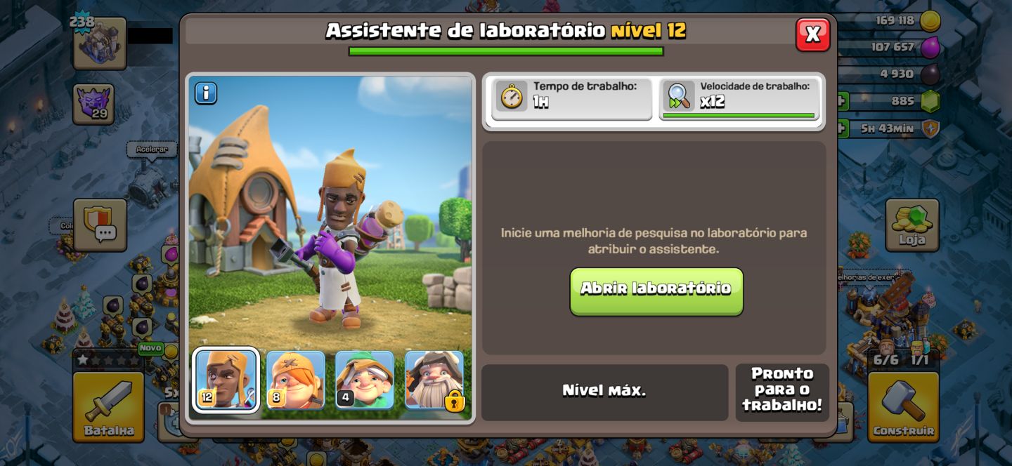 Conta Clash Of Clans Cv18 99% Full