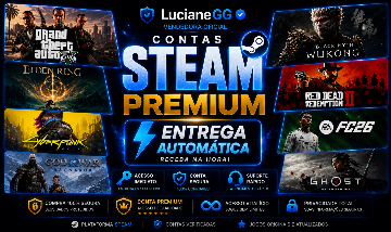 CONTAS STEAM COM OS MELHORES JOGOS DA ATUALIDADE | ENTREGA AUTOMÁTICA (PROMOÇÃO)