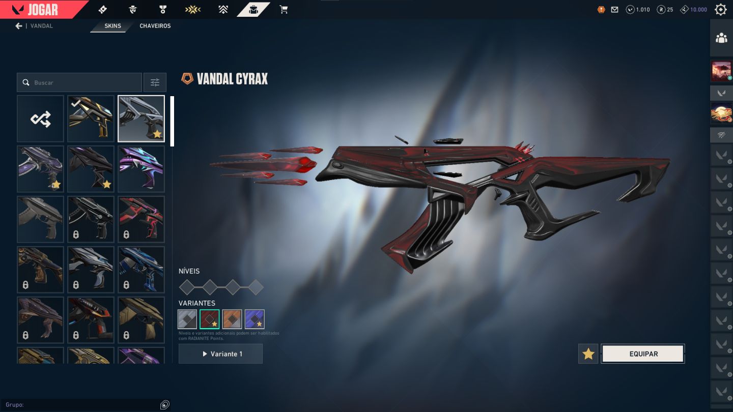 CONTA COM PACOTES CHAMPIONS E MUITAS SKINS / PREÇO NEGOCIAVEL
