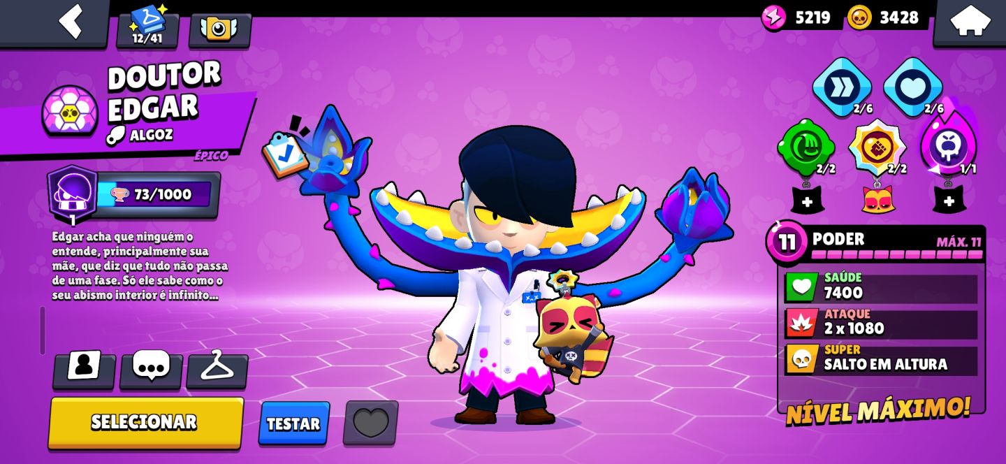 CONTA BRAWL STARS COMPLETA | MUITOS BRAWLERS + SKINS | CONTA TOP