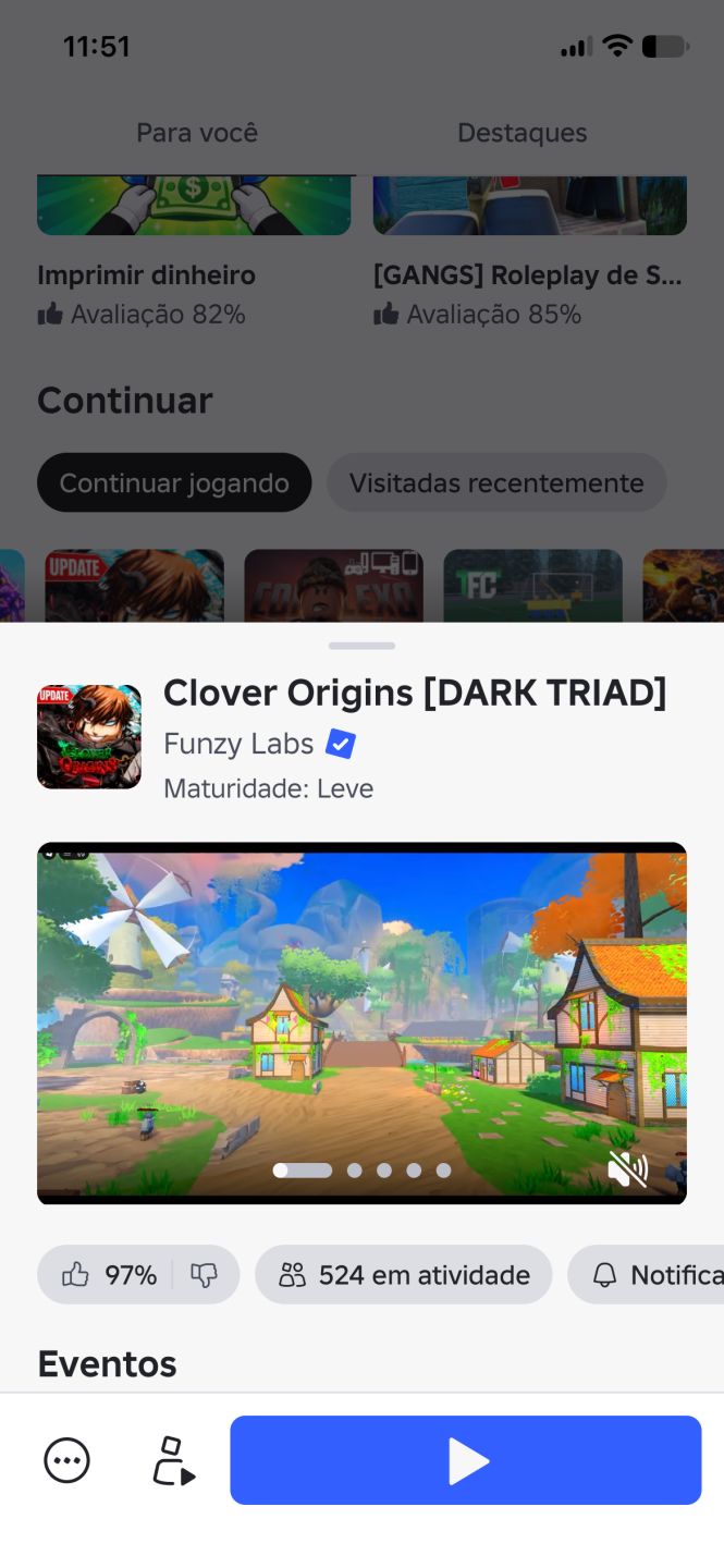 Conta de Roblox skin pra quem está iniciado