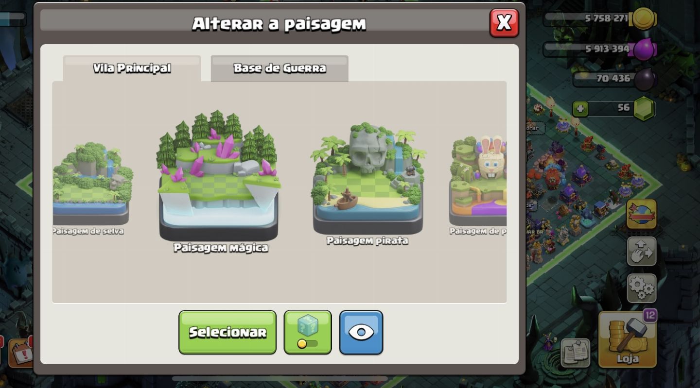 Conta clash of clans parei de jogar conta top