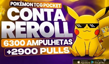 Contas Reroll Pokémon TCG Pocket +7000 Ampulhetas