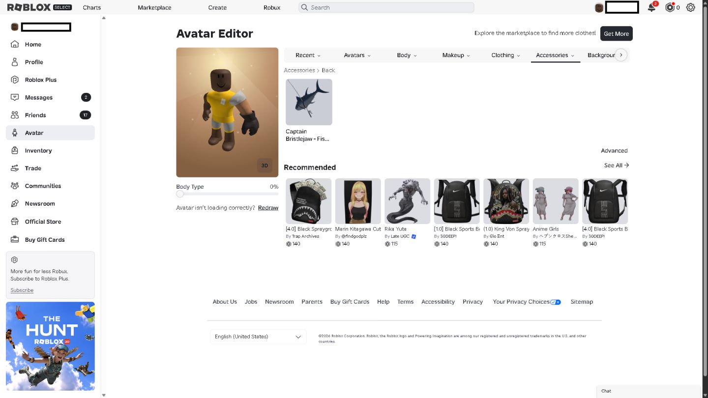 CONTA ROBLOX | GAMEPASS LOOTING ACCESS (SOUTH BRONX) +1600 ROBUX EM AVATAR