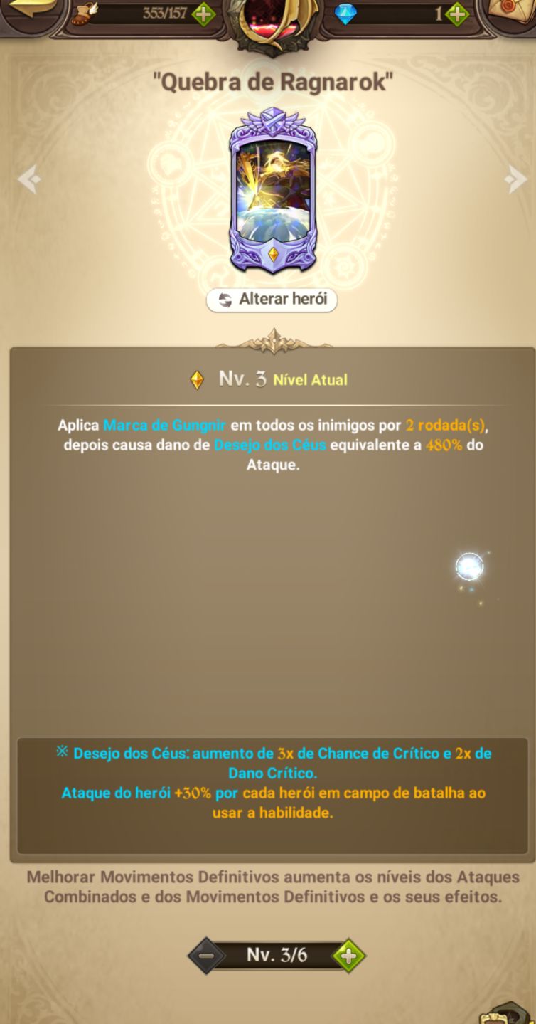 Conta com Odin 3/6