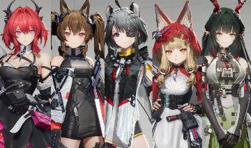 Conta Endfield - Laevatain, Gilberta, Tangtang, Rossi, Zhuang Fangyi