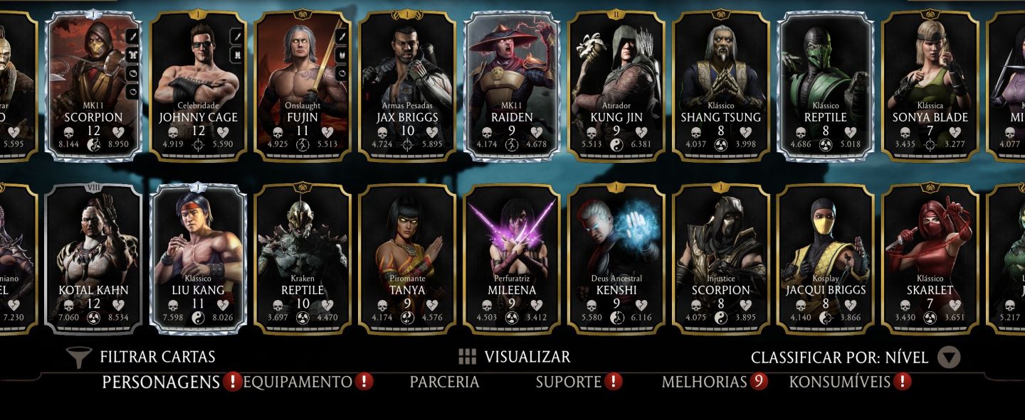 Conta Mortal Kombat Mobile para Iphone - ios
