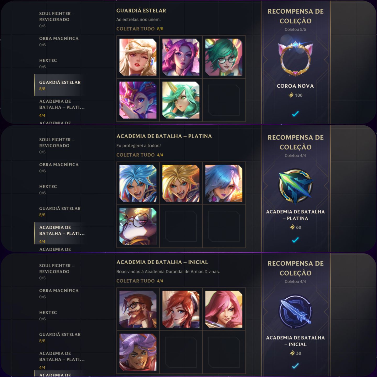 Wild Rift Desafiante 4x com 430 Skins/661 essências laranja, elo atual Mestre 3