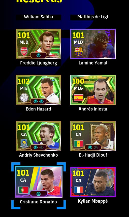 CONTA eFOOTBALL STEAM | GEORGE BEST 109, MESSI 104, HAALAND + LENDAS!