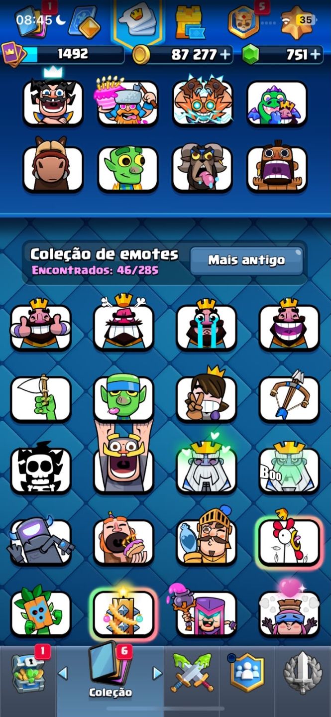 CONTA CLASH ROYALE 9600 TROFÉUS!