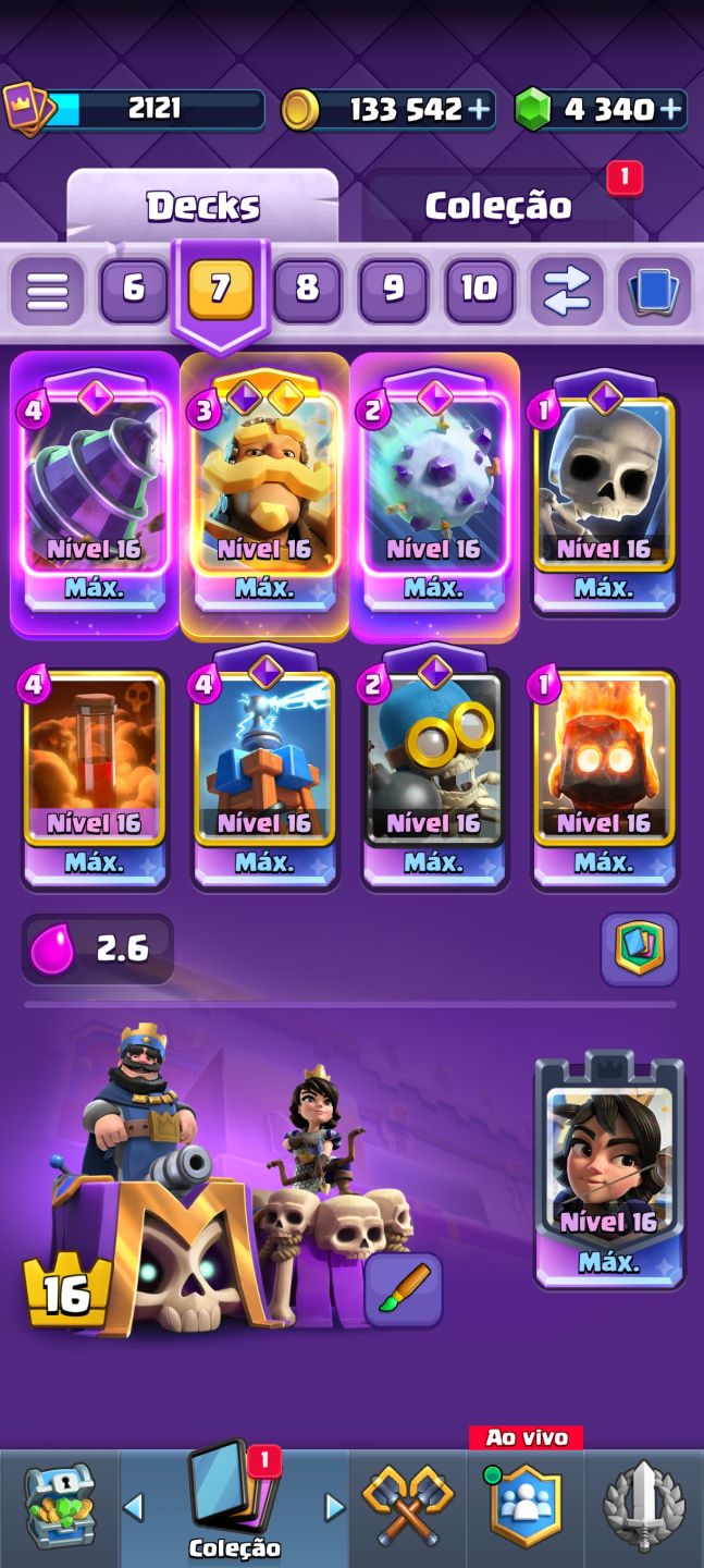 Conta top de Clash royale!!