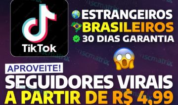 (PROMOÇÃO) - Seguidores TikTok por apenas R$ 4,99 -Estamos On