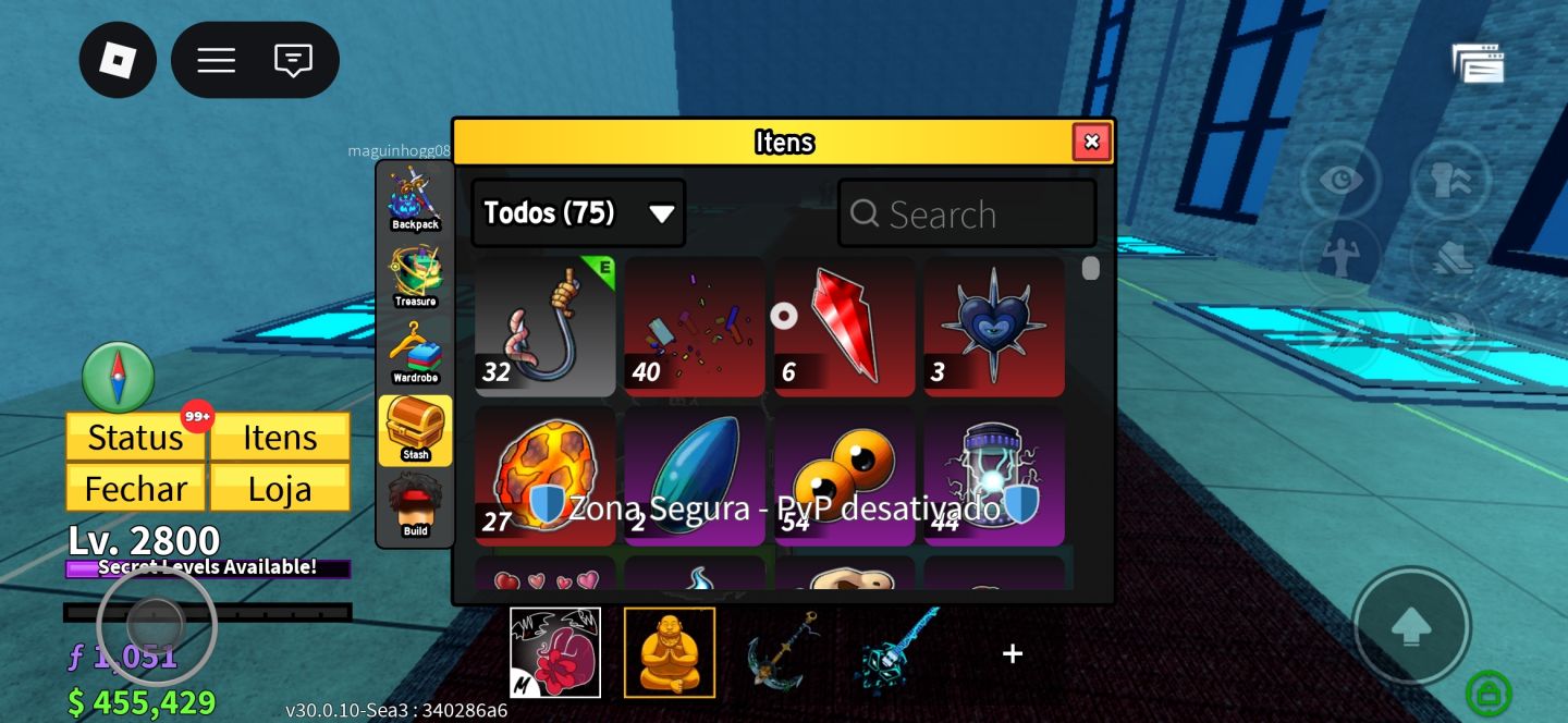 CONTA BLOX FRUITS TODAS AS V4 FULL, 2X money, drop, maestria, barcos fast e mais