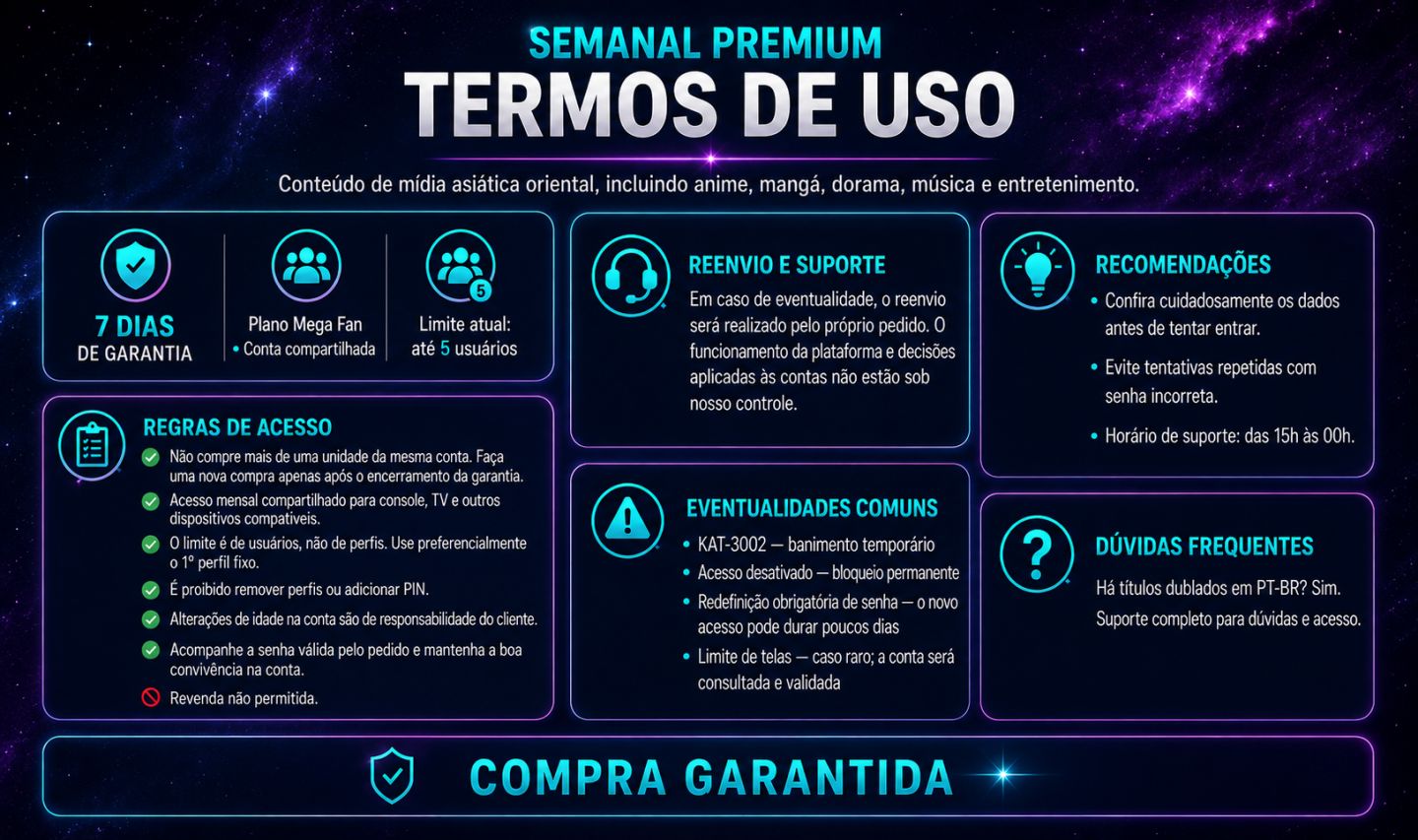 Crunchyroll Premium + Entrega Imediata