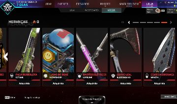 Apex Legends - 12 Heranças -Negociável