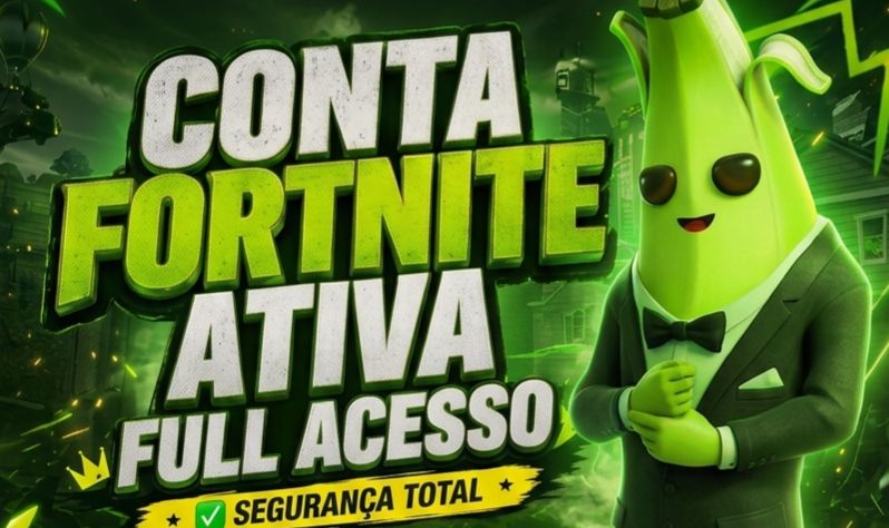 Conta Fortnite Ativa | Full Acesso + Skins Exclusivas (Travis Scott)