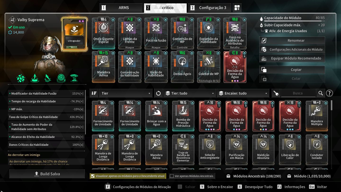 CONTA ENDGAME THE FIRST DESCENDANT | RANK 28 - 13 DESCENDANT FULL BUILD