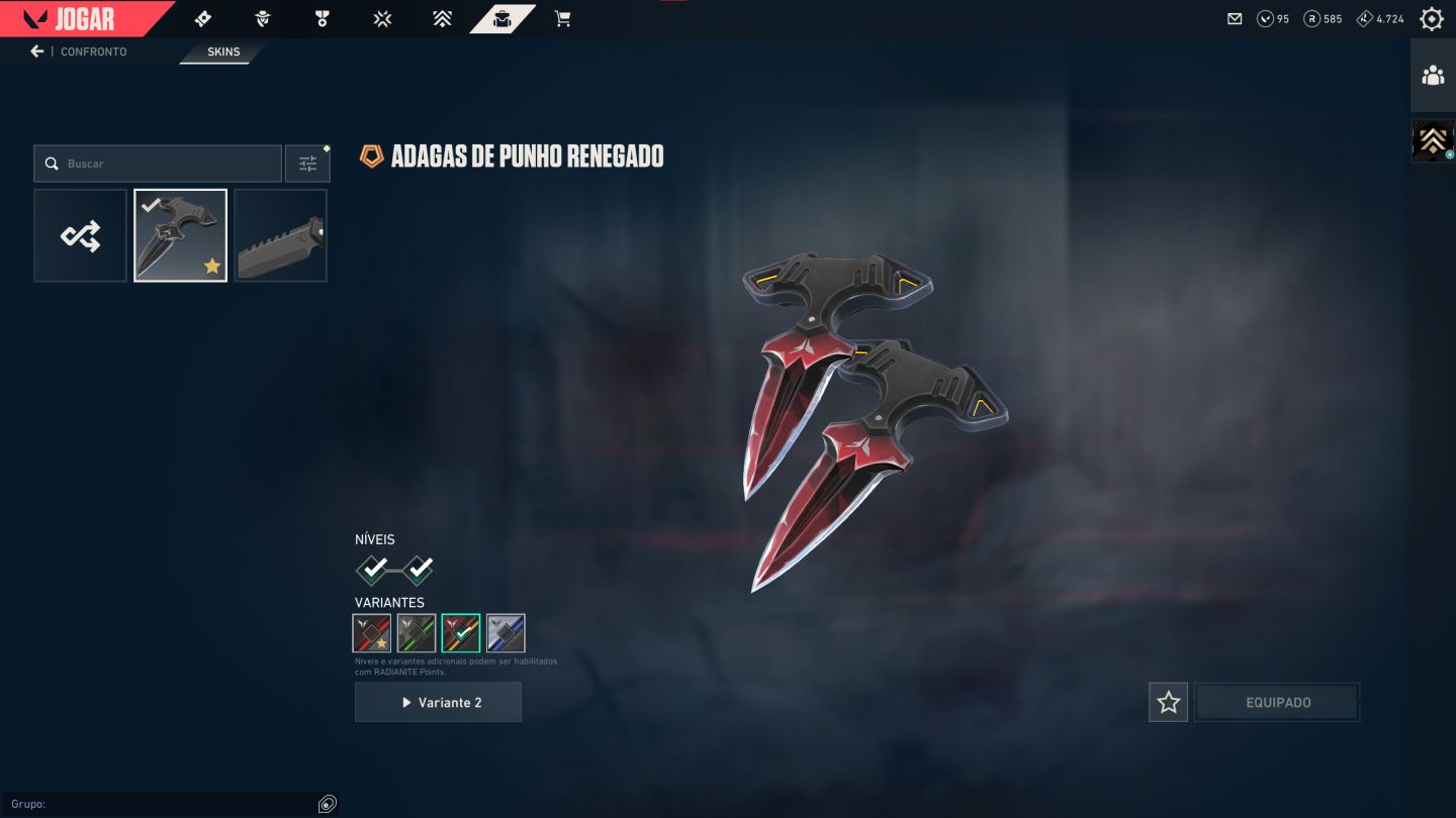 Conta Valorant Tryhard Completa