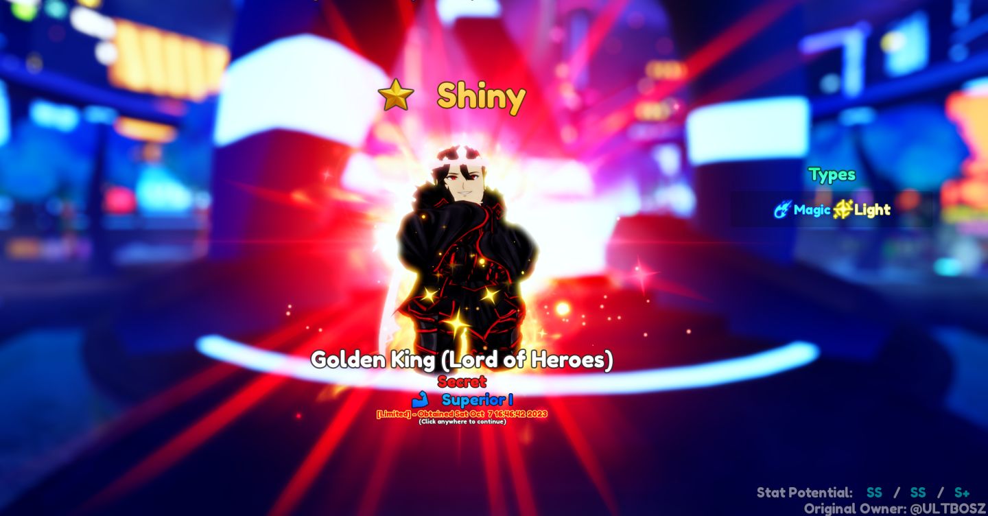 Gilgamesh Shiny Evo SS/SS/S+ OFERTA!!!