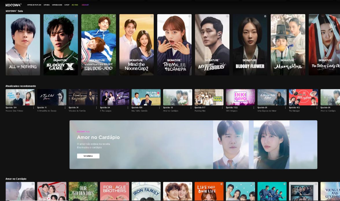 Kocowa+ Premium 7-14-30 Dias VIP | Dorama Drama Mini Serie Kdrama Filme