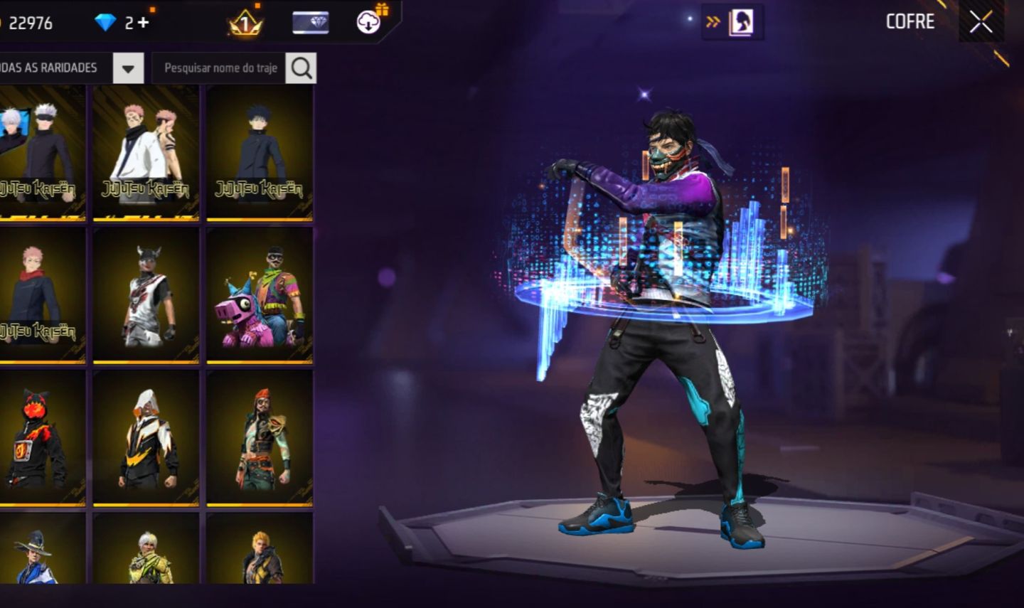 Conta de FF super boa e barato, melhor preço da ggmax, conta de ff full