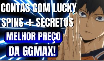 (PROMOÇÃO!) CONTAS COM LUCKY SPINS E SECRETOS | Volleyball/Haikyuu Legends