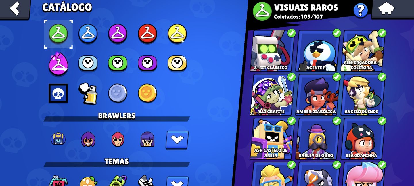 CONTA DE BRAWL STARS COM 115K DE TROFÉUS!!!