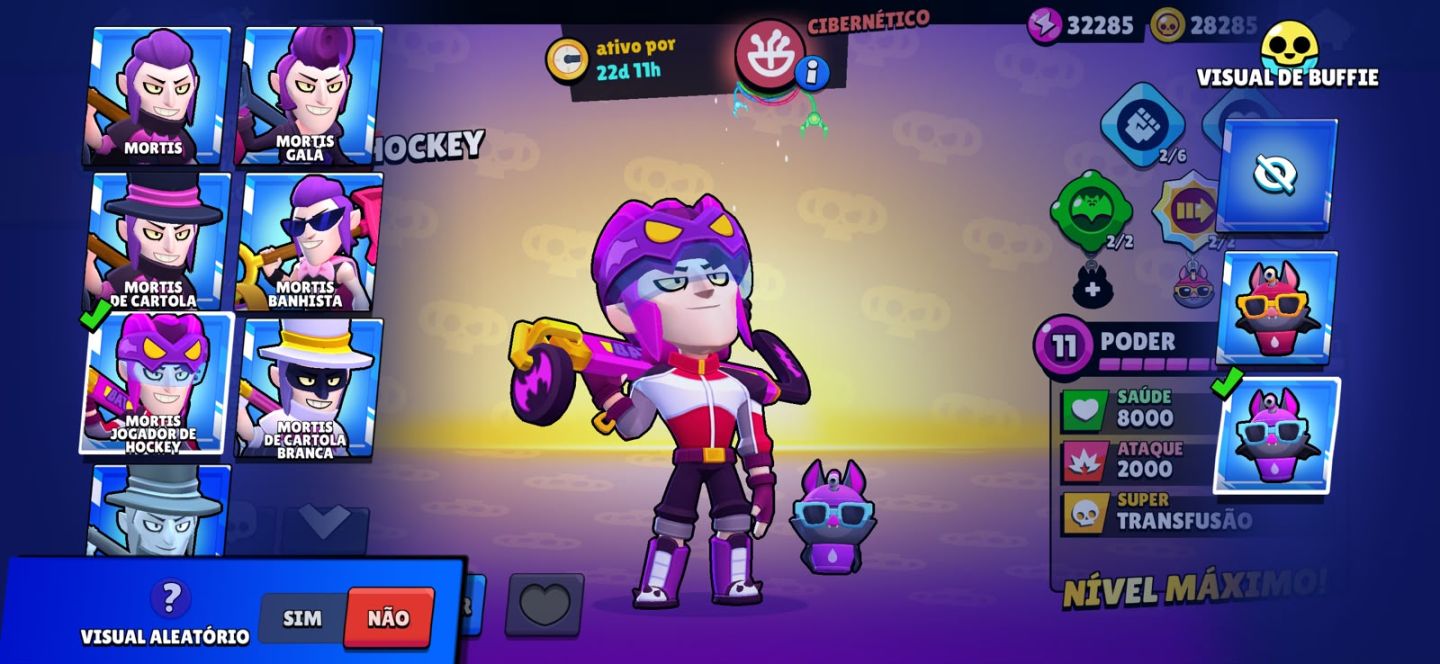 Conta de brawl antiga e com muitas skins e brawlers