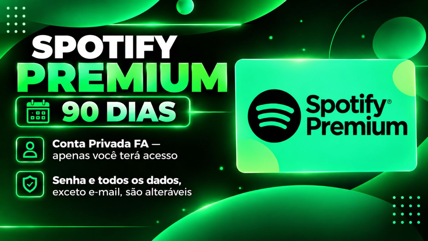 SPOTIFY 3 MESES PREMIUM CONTA PRIVADA + BRINDE EXCLUSIVO