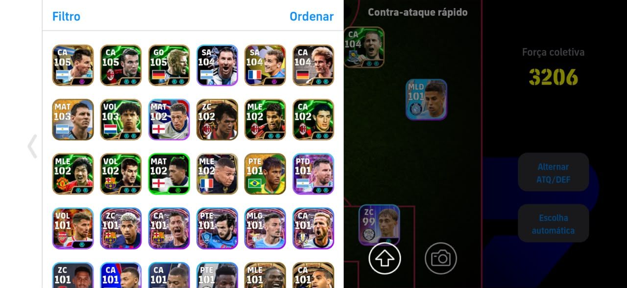 Conta antiga com vários jogadores roubados