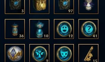 Conta lol gold 87 skins 101 baus 109 chaves 104 capsulas 228k essencias
