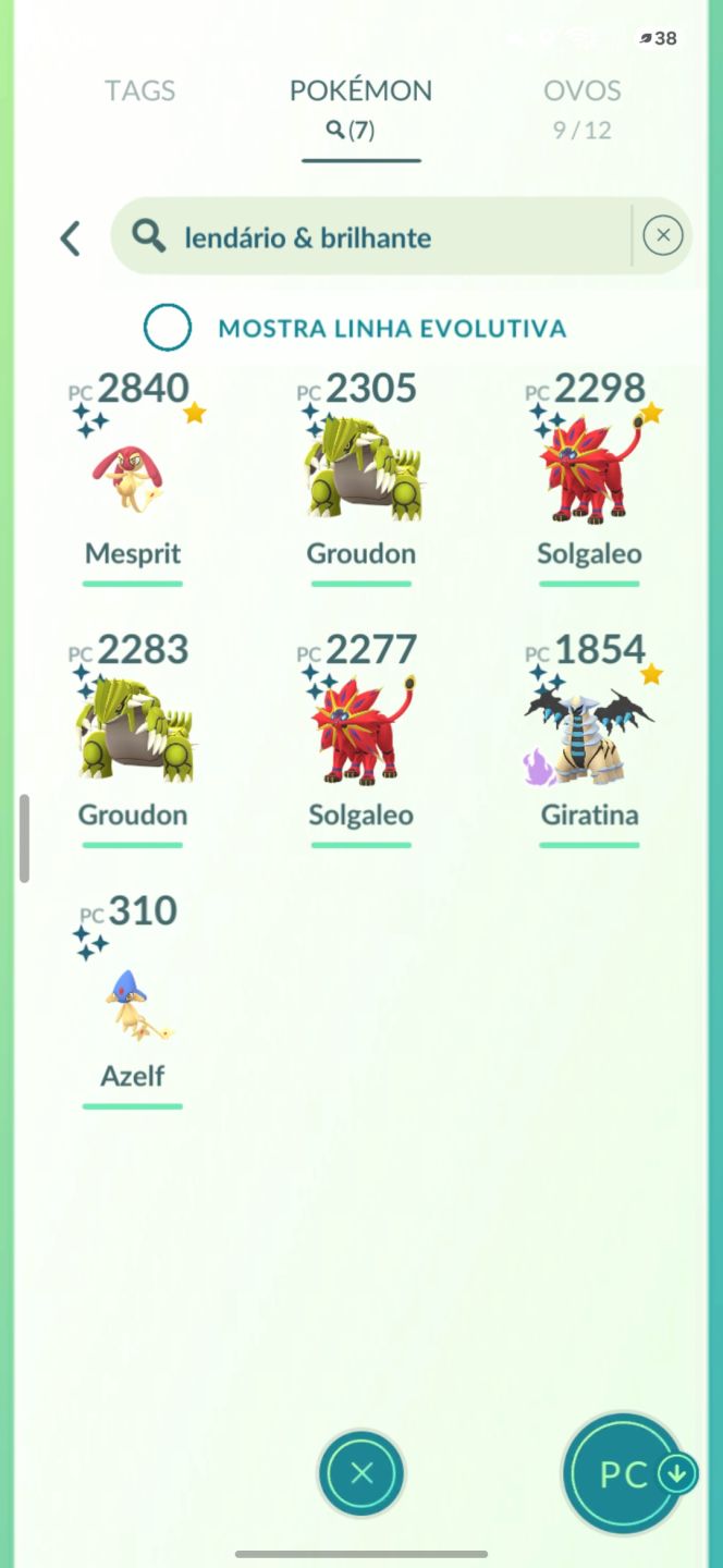 Conta pokémon go lvl 71-80