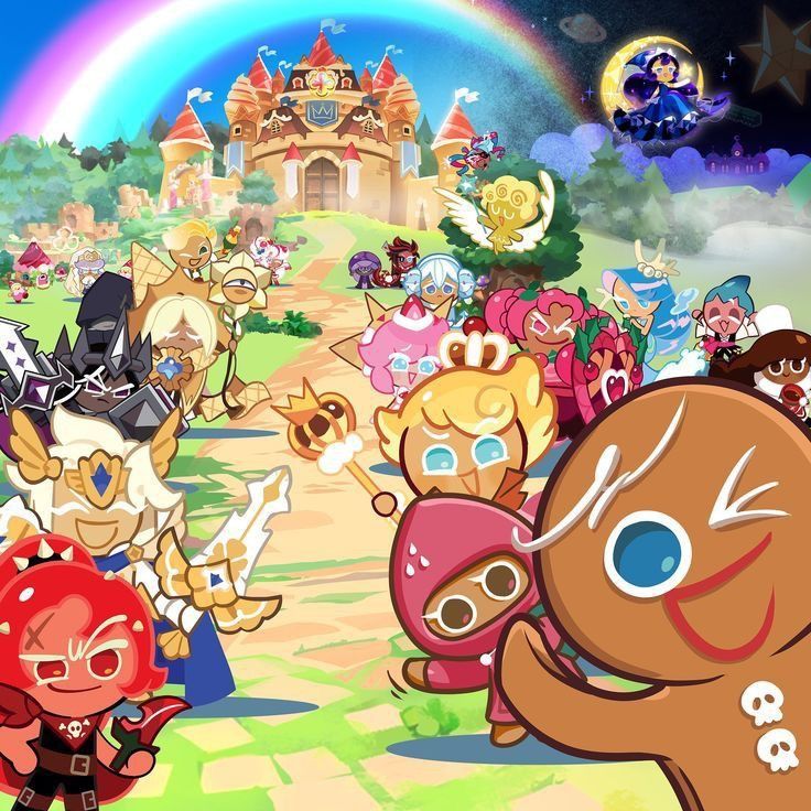 Conta de cookie run com os principais