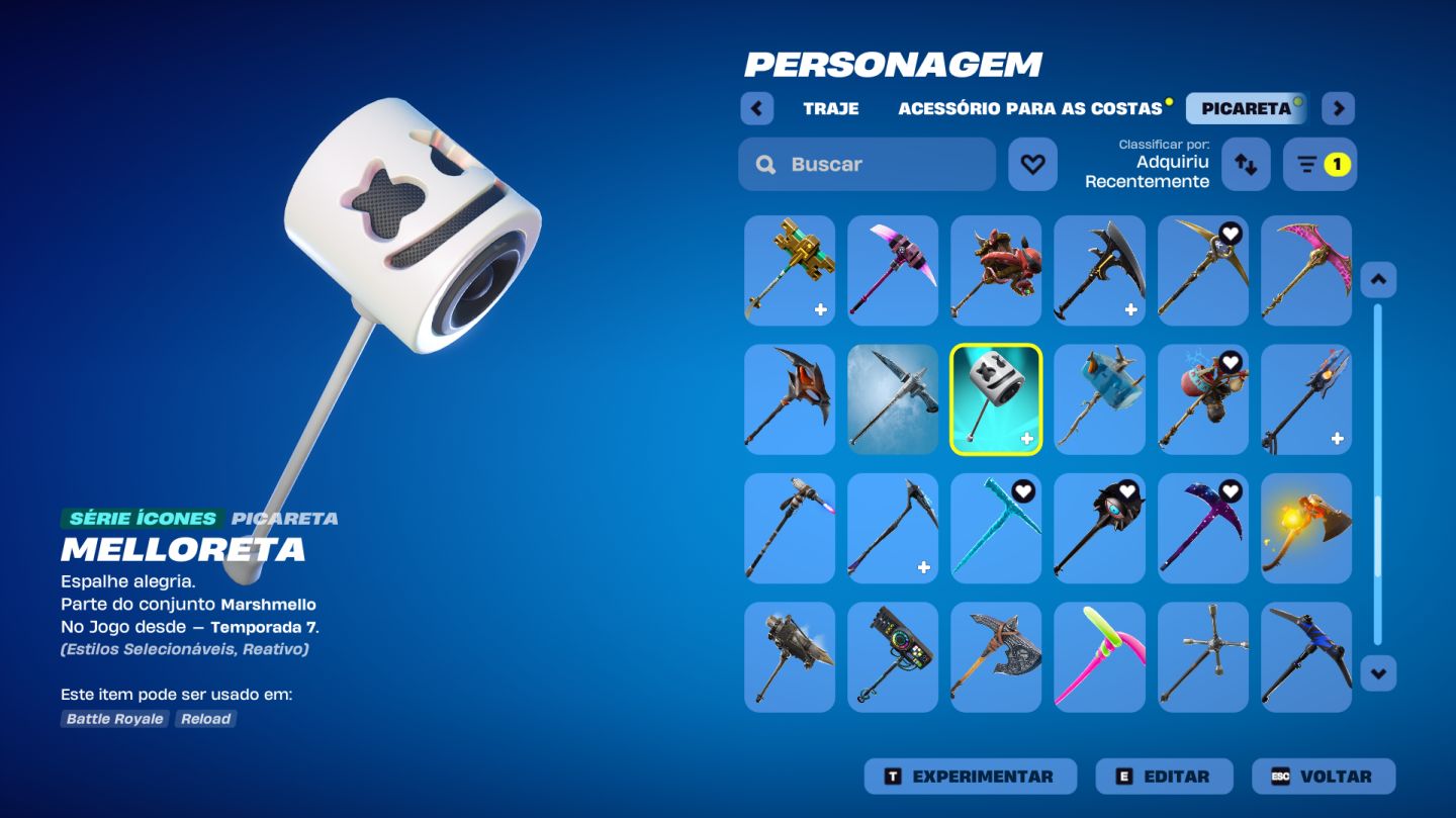 CONTA FORTNITE OG VETERANA | Galáxia Completo | Passes C1 | Pacotes Twitch