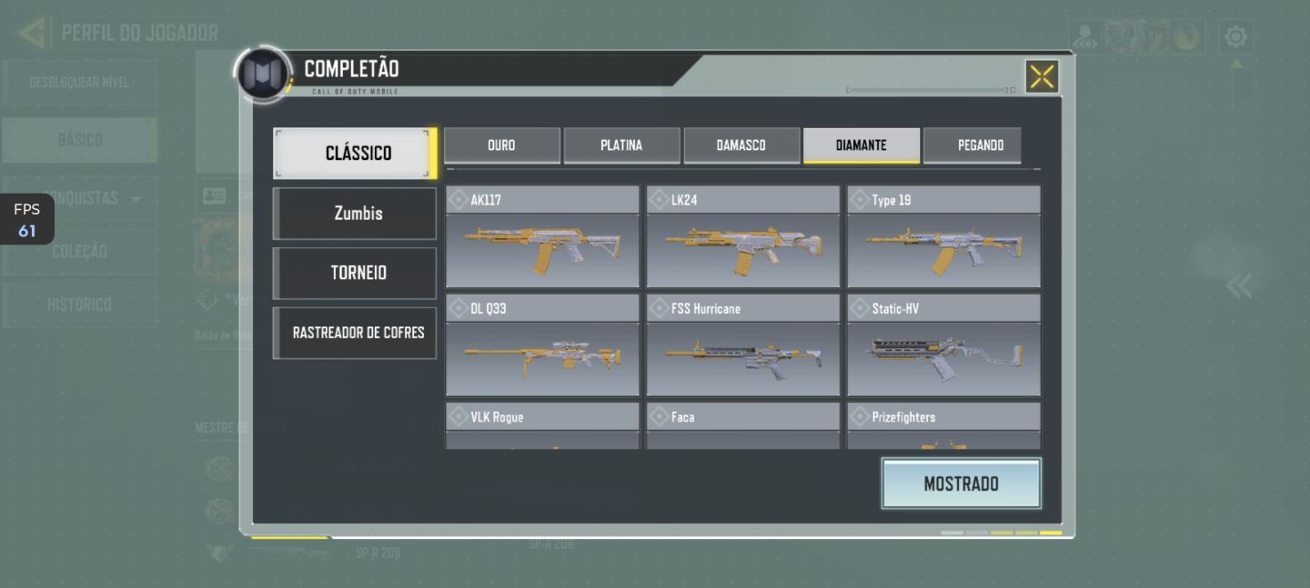 Conta Call of Duty Mobile