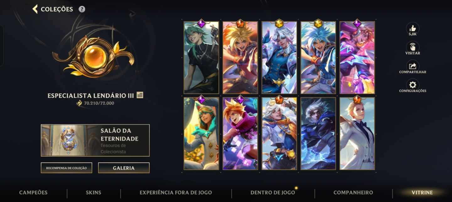 Conta WR LVL 300 70 k coleção