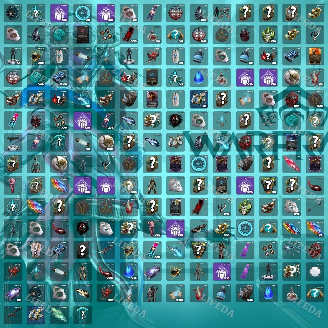 WARFRAME TWITCH DROPS / ITEMS/CREDITOS/SLOTS/RECURSOS [ENTREGA RAPIDA]
