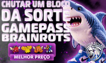 CHUTAR CHUTE UM BLOCO DA SORTE / KICK A LUCKY BLOCK! GAMEPASS + BRAINROTS