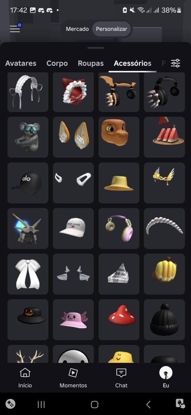Conta de Roblox