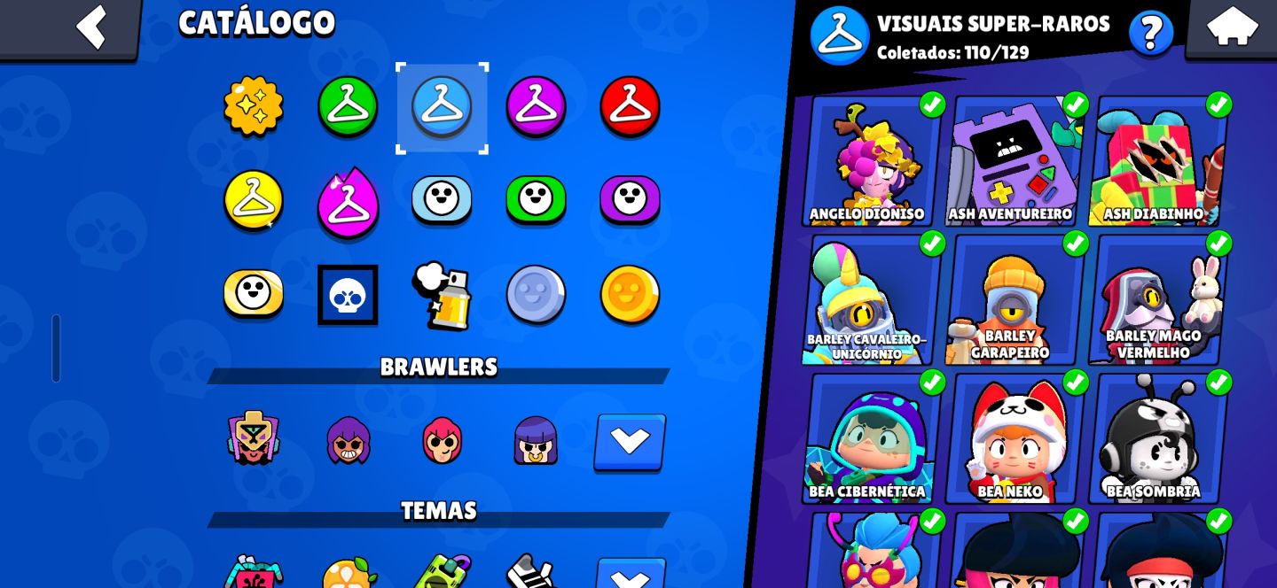 Conta de brawl stars! Com muitas skins e recurso!!