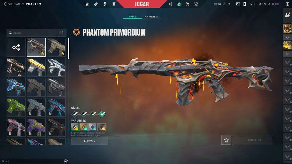 CONTA VALORANT PLATINA