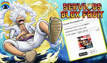 ROBLOX SERVIÇOS DO BLOX FRUITS SERVES VIPS E UPS