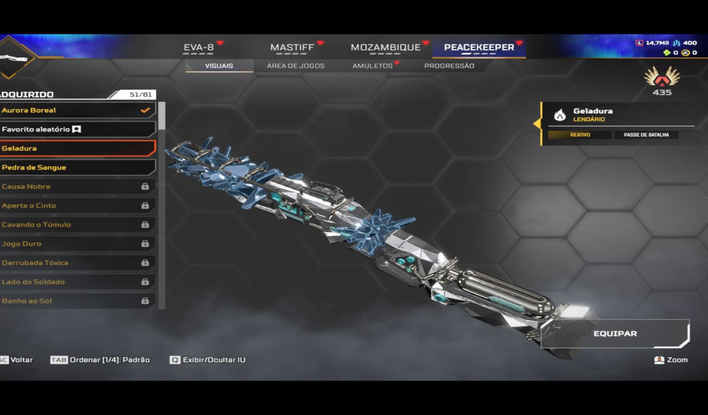 CONTA APEX LEGENDS