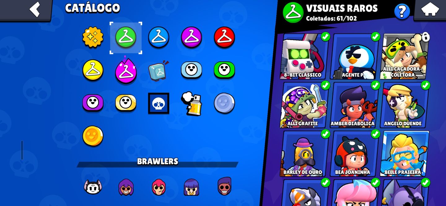 RARÍSSIMA CONTA OG BRAWL STARS DESDE 2019! 30K TROFÉUS, 89/107 BRAWLERS