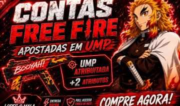 PROMOCAO CONTAS FREE FIRE COM UMP ATRIBUTADA +2 ATRIBUTOS