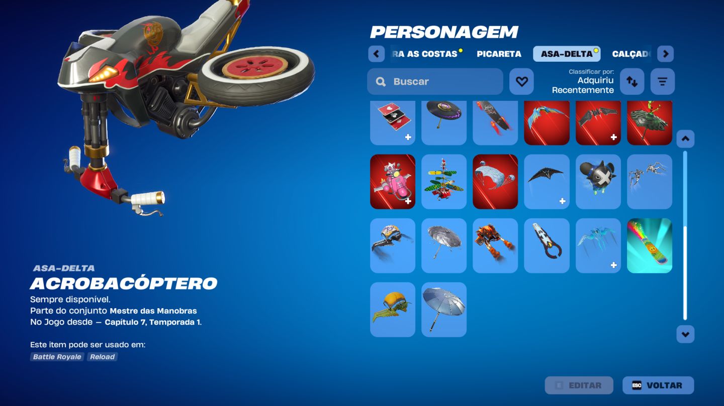 CONTA FORTNITE À VENDA | SKINS, PICARETAS, ASAS E MUITO MAIS!