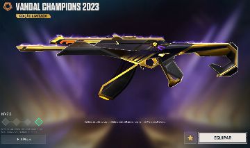 CONTA VALORANT OURO 3 COM VANDAL CHAMPIONS, KARAMBIT SAQUEADORA E MAIS SKINS.