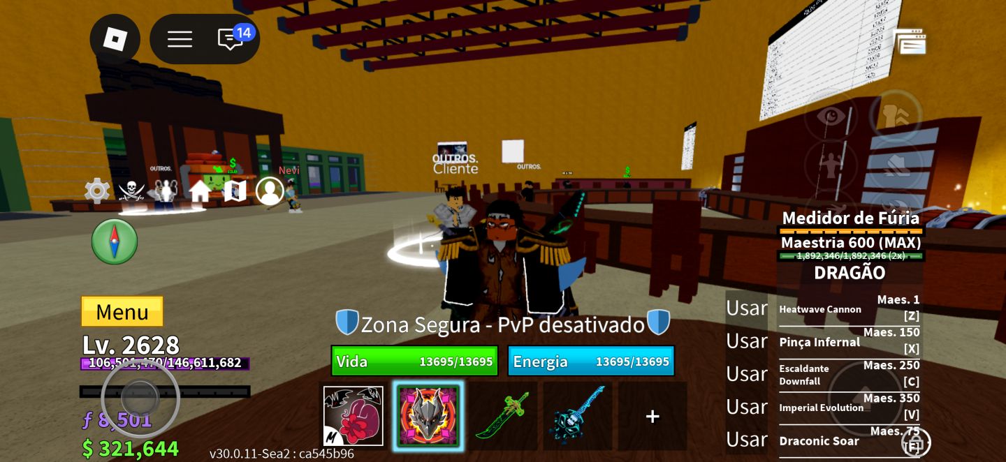 CONTA BLOX FRUITS ANTIGA COM DRAGON PERM e PORTAL PERM!!!
