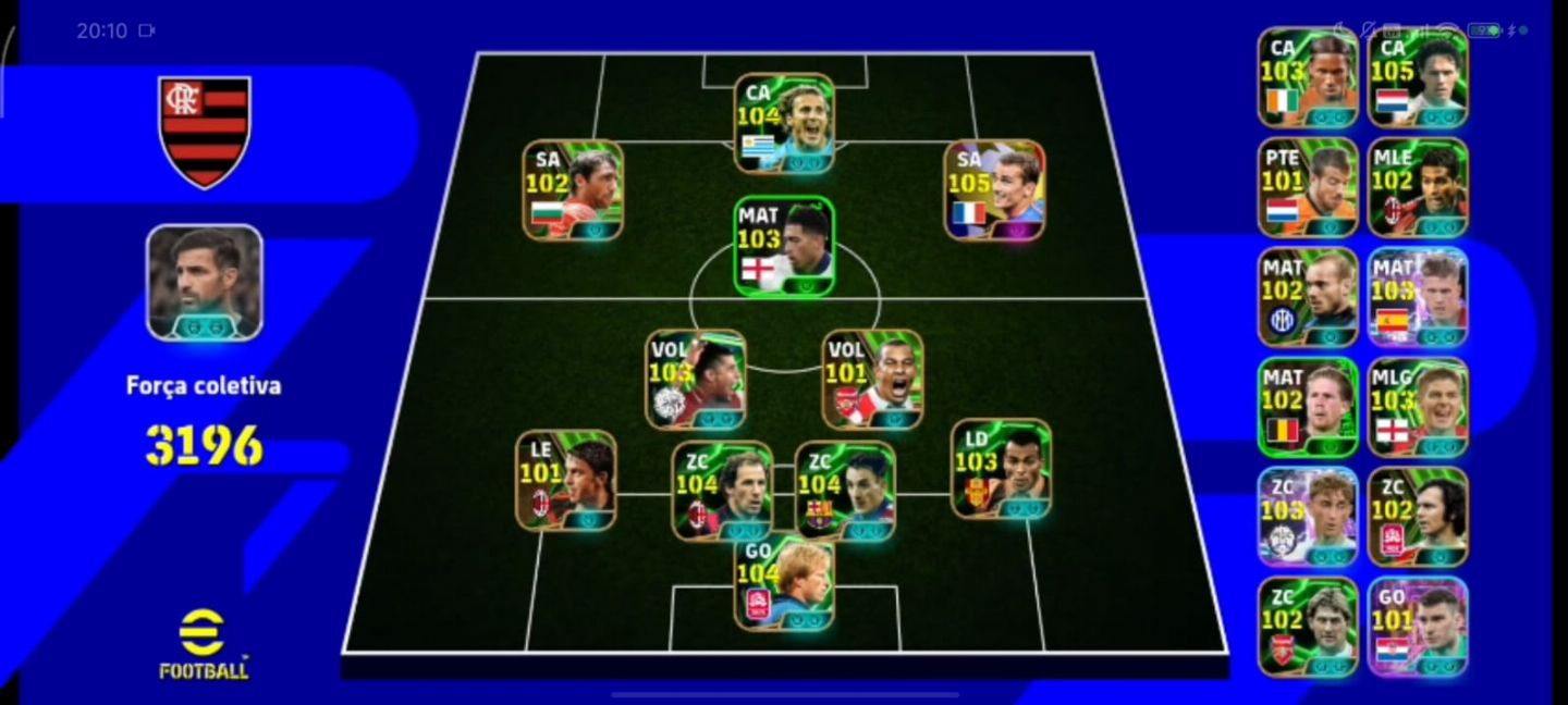 Contas de eFootball Mbappe e intermediária completa