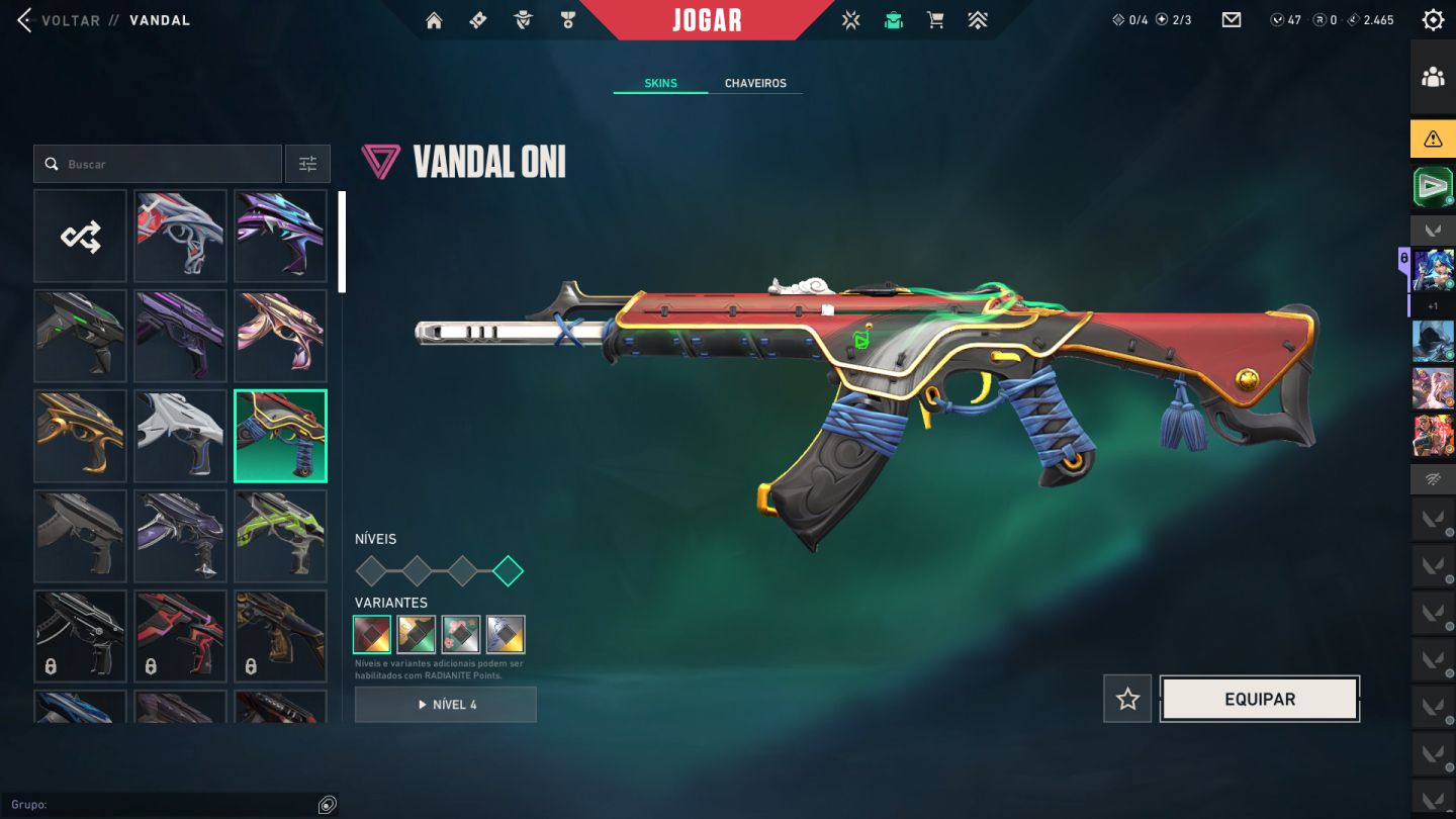 Conta com 8 vandais boas